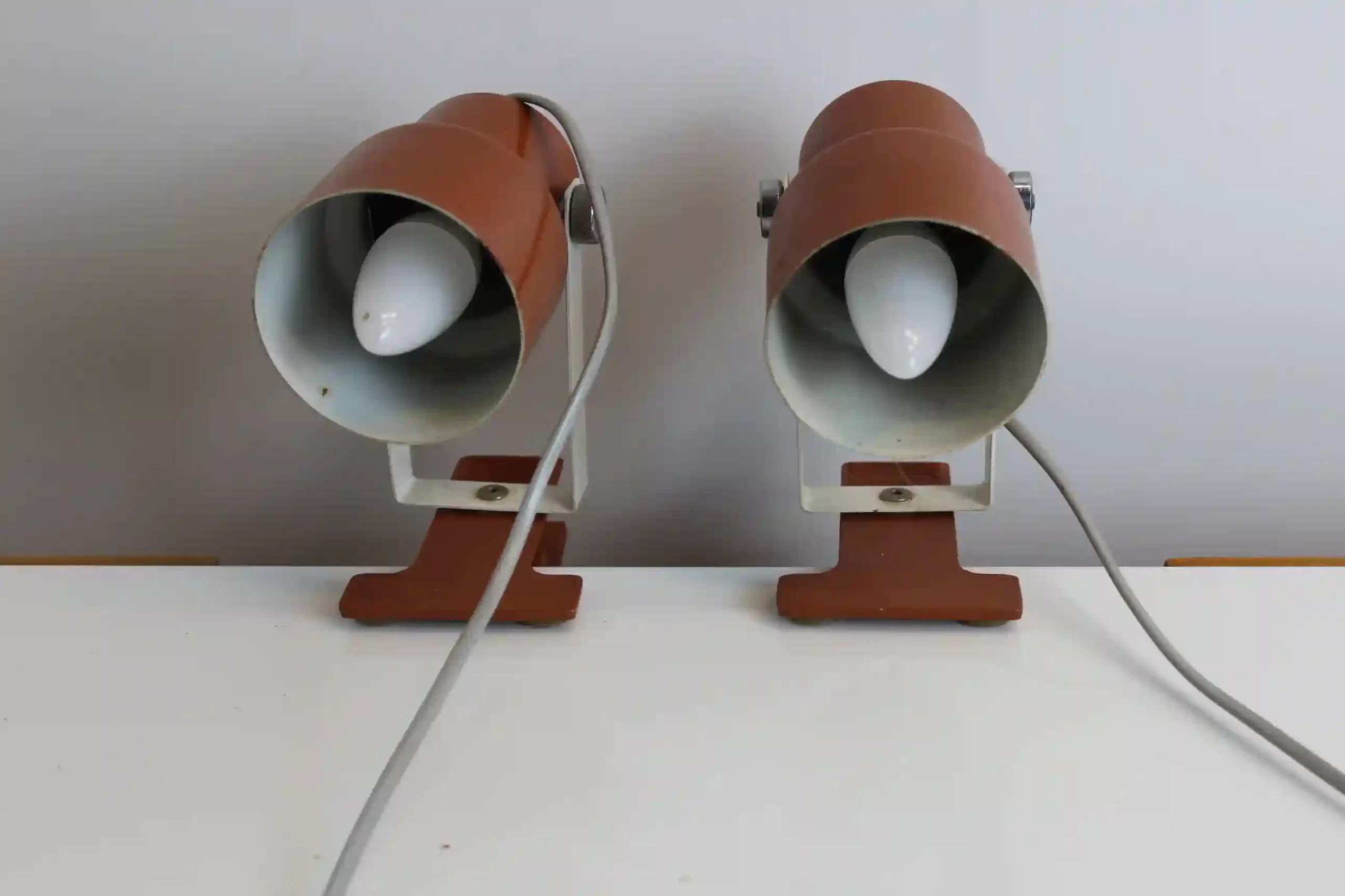 Svěrkové lampičky z 60.–70. let